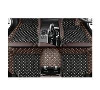 FULUSIC Tappetini Abitacolo per SsangYong per Stavic 2008-2014 Tappetino in Pelle per Interni Auto Tappetino Protettivo Accessori per Auto Auto Moquette(Black with Coffee,RHD)