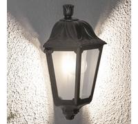 Fumagalli Applique da esterni LED Iesse nera, aree costiere Fumagalli