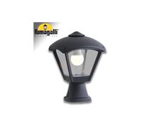 LANTERNA DA MURETTO DISMA/DARIO TRASPARENTE NERO FUMAGALLI T24114000AXE27