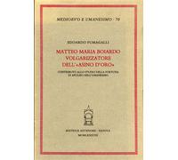 Fumagalli,Edoardo. - Matteo Maria Boiardo volgarizzatore dell'Asino d'oro. Contr