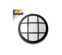 Fumagalli Gelmi Range Nero- Plafoniera Circolare con Cover a Griglia