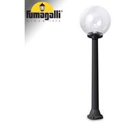 Fumagalli Giaffa/G250 Nero Lampioncino con Globo Ø 250 mm in PMMA