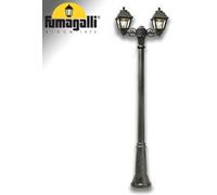 Fumagalli Gigi Bisso/Mary Nero 2L Lampione a 2 Lanterne E27 - Eleganza