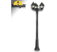 Fumagalli Gigi Bisso/Mary Nero 3L Lampione a 3 Lanterne E27
