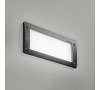 Fumagalli LED incasso parete Leti 300 Square nero, CCT Fumagalli