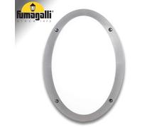 Fumagalli Maddi Grigio Opale E27 Lampada da Parete per Esterni Resistente