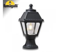 FUMAGALLI Mikrolot/Mary Nero Trasparente E27 Lampada da Esterno Elegante