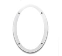 FUMAGALLI PLAFONIERA LED MADDI BIANCO OPALE E27 DA MURO IP66 COLORE BIANCO/NERO