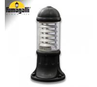 FUMAGALLI SAURO 500 Lampada Esterno E27, Nero Trasparente, Resina 50cm