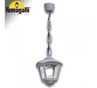 FUMAGALLI SICAR/ROBY Lampada E27 Grigio Trasparente da Esterno IP55