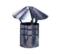 Fumaiolo Fissi Cappello Cinese Zincato 12 cm - Czinc12 Zinco Group