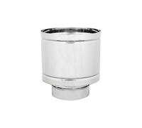 FUMAIOLI ZINCO GROUP VENTI BASE Terminale a Botte Tondo INOX 80