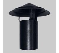 FUMAIOLO A CAPPELLO ""CINESE"" PER TUBO PELLET - Ø 80 mm