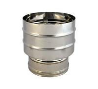 Kasart Fumaiolo a cappello Antivento doppia parete Ø 10/15 cm