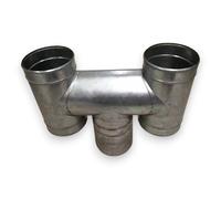 Fumaiolo antivento in acciaio zincato per camini resistente e durevole ad elevata efficienza