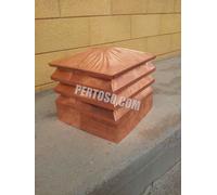 FUMAIOLO ASPIRAFUMO COMIGNOLO 42X42 SICURELLO IN RAME ROSSA 42X42 [EEK: A]