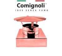 Fumaiolo/Cappello/Comignolo/Terminale Antipioggia BASE QUADRATA mod. Cinese. CE