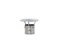 Fumaiolo comignolo a cappello in lamiera zincata Ø 250 mm 25 cm camino stufe