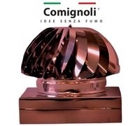 Fumaiolo Comignolo ASPIROTEC Eolico Rotante Base Rettangolare c/2Cuscinetti. CE