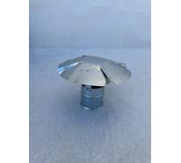 Fumaiolo, comignolo,cappello cinese fisso Acciaio Inox x stufa camino