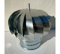 FUMAIOLO COMIGNOLO GIREVOLE TERMINALE PER CAMINI RADIANTE IN ACCIAIO ZINCATO