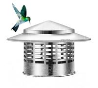 Fumaiolo Comignolo in Acciaio Inox 304, Comignolo Cappello 75mm-300mm, Cappello per Camino a Cono, Tappo Antipioggia per Camino, per Lo Scarico dei Fumi Tubi Stufe Caminetti(110mm/3.94in)