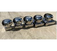 Fumaiolo,comignolo radiante girevole terminale INOX (17/22/27/32/37/42/47/52