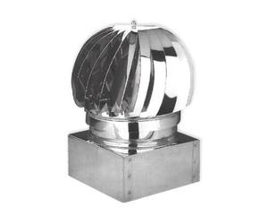 FUMAIOLO COMIGNOLO VENTOLINO ASPIRATORE FUMI TERMINALE QUADRO ZINCATO CM.42X42