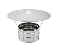 FUMAIOLO FISSO ACCIAIO ZINCATO D 10 CM