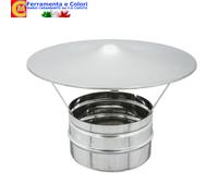 FUMAIOLO FISSO ACCIAIO ZINCATO D 12 CM 4 PZ