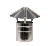 Fumaiolo fisso in acciaio zincato comignolo per canne fumarie