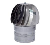 Fumaiolo girevole Globo EUROPROFIL zincato D. 25 cm