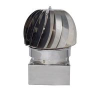 Fumaiolo girevole Globo Fratelli Vitale zincato 42×42 cm