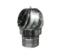 Fumaiolo Girevole INOX Tondo D 25 cm