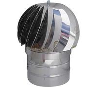 FUMAIOLO INOX TONDO 'EOLICO' Ø 300 mm