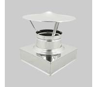 FUMAIOLO QUADRO A CAPPELLO CINESE 370x370 mm Fumaioli Tubi