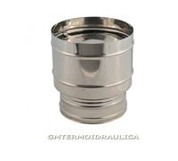 FUMAIOLO QUATTRO VENTI DOPPIA PARETE IN ACCIAIO INOX