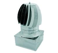 Fumaiolo radiante con cuscinetto a bagno d'olio - cm 32 x 32