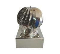 Fumaiolo Testa Radiante Girevole Quadro 37 CMX37 in Acciaio Inox