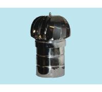 FUMAIOLO VENTOLINI IN ACCIAIO INOX TONDO DA CM. 30