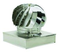 FUMAIOLO VENTOLINI INOX QUADRI 22X22 CM