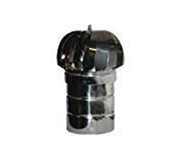 Fumaiolo ventolini tondi inox (Ø 12 cm.)