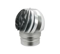 FUMAIOLO VENTOLINO TONDO ZINCATO D. CM.10 A 30 RISCALDAMENTO CANNE FUMARIE