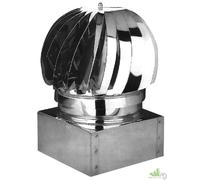 FUMAIOLO VENTOLINO ZINCATO RETTANGOLARE CM.22X27 COMIGNOLO GIREVOLE VENTOLA