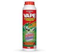 FUMAKILLA VAPE SCARAFAGGI E FORMICHE, Insetticida pronto all’uso in polvere secca efficace per il controllo di insetti striscianti, Adatto per Ambienti Interni ed Esterni, 250gr