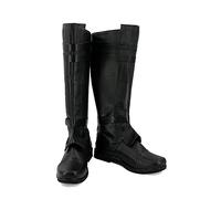 Fuman Anakin Skywalker Stivali Film Carnevale Halloween Darth Vader Costume Cos Accessori, Nero , 44