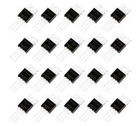 Fumanduo 20Pcs Raddrizzatore a canali, Transistor 3 pin regolatore di tensione transistor ad alta potenza abbinato Transistor audio per casa, industria e fai da te
