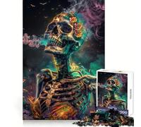 Fumare fa male Puzzle da 1000 pezzi per adolescenti Puzzle Clear Logic Giocattolo Momento di pace Taglio perfetto Lista dei desideri di Babbo Natale (50x75cm)