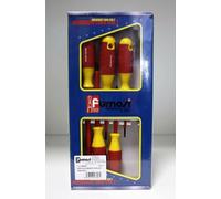 Fumasi Set 5 cacciaviti isolati 1000v vde punta piatta e croce phillips
