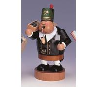 Fumatore Montanaro Con Bacino In Rame LxPxH= 13x10x18cm NUOVO Figura Di Fumo